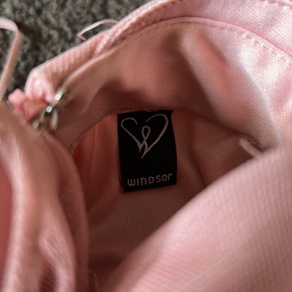 Pink V-Cut Gown - Picture 4 of 6
